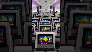 Qatar Airways A350-1000 Economy Class Experience✈️ #shorts