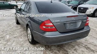 2005 Mercedes-Benz E500-4MATIC-NAVI-SUNROOF-302HP for sale in Edmonton, AB