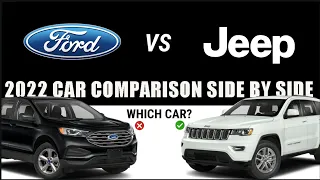 Ford Edge vs Jeep Grand Cherokee | 2022 car comparison side-by-side