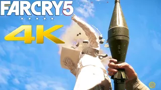 Far Cry 5 Free Roam Outpost Liberation 4K Gameplay