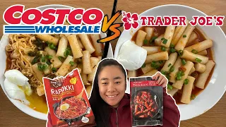 Trader Joe's VS Costco Tteokbokki - Who does it BETTER?