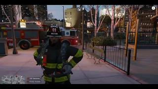 FDNY FIREFIGHTER RP | Housing Project Playground Fire / Dumpster Fire