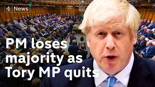 PM loses majority after Tory MP quits ahead of crucial vote