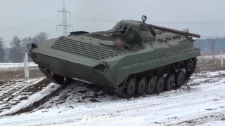 BMP OT 90 (БМП) | Panzer fahren im Schnee