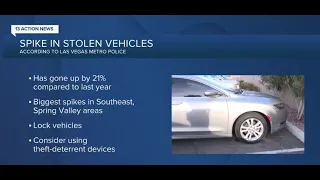 Las Vegas police see 21% rise in stolen cars this year compared to last