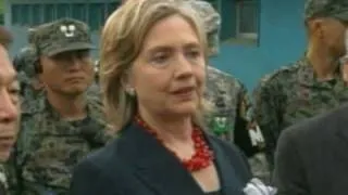 Secretary Clinton Visits the DMZ