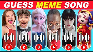 Guess Meme & WHO'S SINGING 🎤🎵 🔥| Lay Lay,King Ferran,Salish Matter,Mr Beast, Wednesday,Tenge Tenge