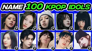 [ULTIMATE KPOP TEST] NAME 100 KPOP IDOLS IN JUST 3 SECONDS - FUN KPOP GAMES 2023