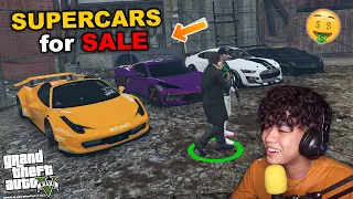 Selling my NAKAW SUPERCARS sa GTA 5!! (grabe sobrang mura) | Gta 5 Roleplay