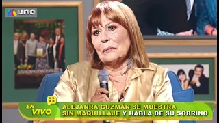 Sin maquillaje ni filtros, Alejandra Guzmán acude a “Ventaneando” para hablar por de su sobrino