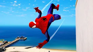 GTA 5 SPIDERMAN PARKOUR FAILS ep.17 Funny Moments (GTA Redux mod)