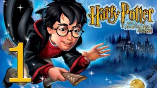 Harry Potter and the Sorcerer's Stone (PS1) Прохождение #1 Школа Хогвартс