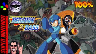 Mega Man & Bass | Rockman & Forte прохождение [ 100% all CD ] | Игра (SNES, 16 bit) 1998 Стрим RUS