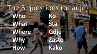 HOW TO SPEAK BOSNIAN   Lesson Questions