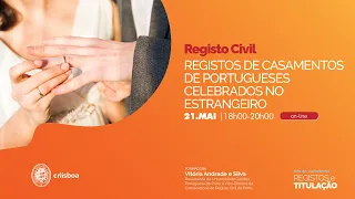 Registos de casamentos de portugueses celebrados no estrangeiro