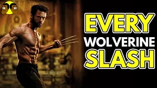 Every Wolverine Slash | Supercut - Hugh Jackman