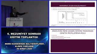 Dr  Ömer diker Erken evre meme kanseri sistemik tedavisinde genetik profillemenin rolü