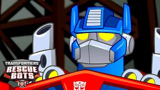 Optimus Prime Arrives! 🚨 | Transformers Rescue Bots | Cartoons for Kids | Transformers Kids