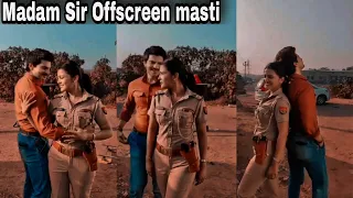 Madam Sir Team Offscreen Masti | Yukti kapoor, gulki Joshi & bhavika sharma tiktok |