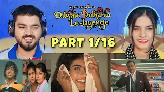 DILWALE DULHANIA LE JAYENGE: INTRO SCENES | Shahrukh Khan | KAJOL | Pakistani Reaction | Part 1/16