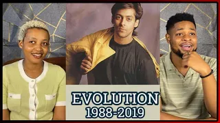 African Couple Reacts To Salman Khan Evolution (1988-2019)