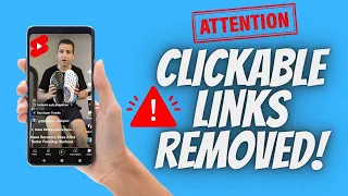 YouTube Shorts Remove Clickable Links