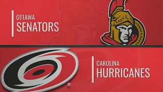 Оттава - Каролина | НХЛ обзор матчей 11.11.2019г. | Ottawa Senators vs Carolina Hurricanes