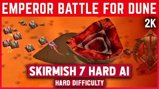 Emperor: Battle For Dune - Skirmish - 7 Hard AI's - 1440p