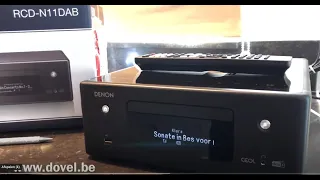 499 eu Denon RCD N11DAB compacte amp streaming en cd receiver promotie bij www dovel be destelberg