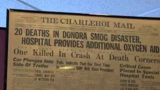 World's Only SMOG MUSEUM in Donora, PA - WildTravelsTV.com