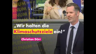 „Wir halten die Klimaschutzziele ein!" I Christian Dürr im Bundestag