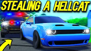 Roblox Roleplay - STEALING A 1000HP HELLCAT!