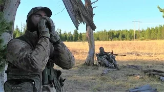 Hunter howls in Gray Wolf using his voice...