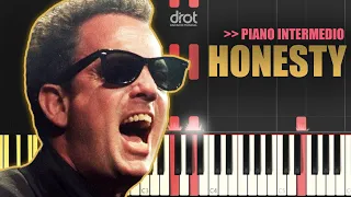 HONESTY de Billy Joel ➡️ Synthesia Video 🎹🔥 | PIANO TUTORIAL FÁCIL |