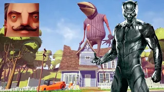 Hello Neighbor - My New Neighbor Black Panther Final History Gameplay Walkthrough