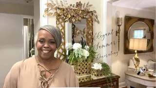 ELEGANT SUMMER DECORATING/DECORATE WITH ME