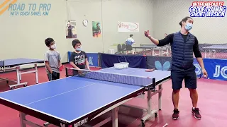 Table Tennis Lesson | Introduction to the effective push (underspin) technique. 탁구 강의 효율적인 하회전 기술