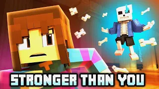 "STRONGER THAN YOU - Frisk Version" UNDERTALE Minecraft Music Video | 3A Display