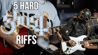 5 HARD Ghost Riffs (But They'll Make You Better At Guitar)!!!