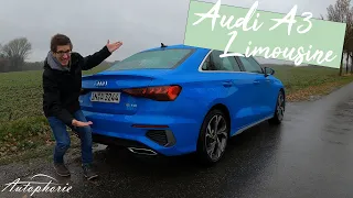 2021 Audi A3 Limousine S line 35 TDI S tronic (150 PS / 360 Nm) Test [4K] - Autophorie