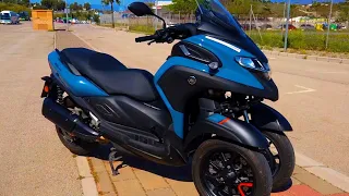 Yamaha TriCity 300 (2024) in Petrol Blue | Test Ride, Review,#yamaha