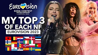 My TOP 3 of Every NATIONAL FINAL - Eurovision 2023 Season