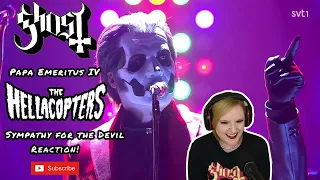 GHOST / PAPA EMERITUS IV AND THE HELLACOPTERS - Sympathy for The Devil "Live 2021" | REACTION