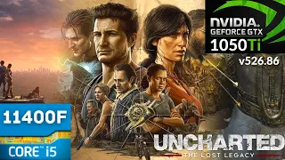 Uncharted: Legacy Of Thieves Collection - Nvidia Driver v526.86 - GTX 1050ti + i5 11400F