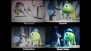 Monsters Inc: Side-By-Side Production Demos