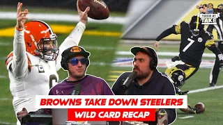 Pardon My Take Reacts to the Browns First Playoff Win in over 25 Years