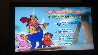 The Berenstain Bears: Christmas Tree 2008 DVD Menu Walkthrough