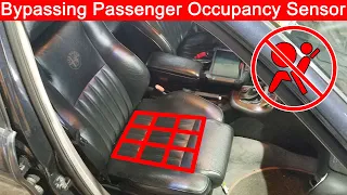 Bypassing the Passenger Occupancy Sensor, Pressure Sensor, Pressure Plate, Eliminating Airbag Light