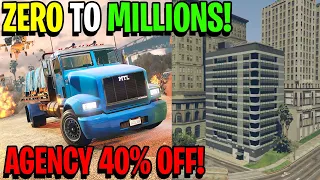 STARTING AS LEVEL 1 IN GTA ONLINE IN 2022 PART 3! [BUYING NEW BUSINESSES] BROKE TO BILLIONS