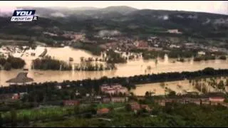 Raw: Heavy Flooding Across Central Italy